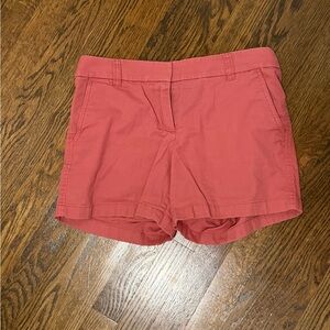 J. Crew Women's Red Cargo Shorts